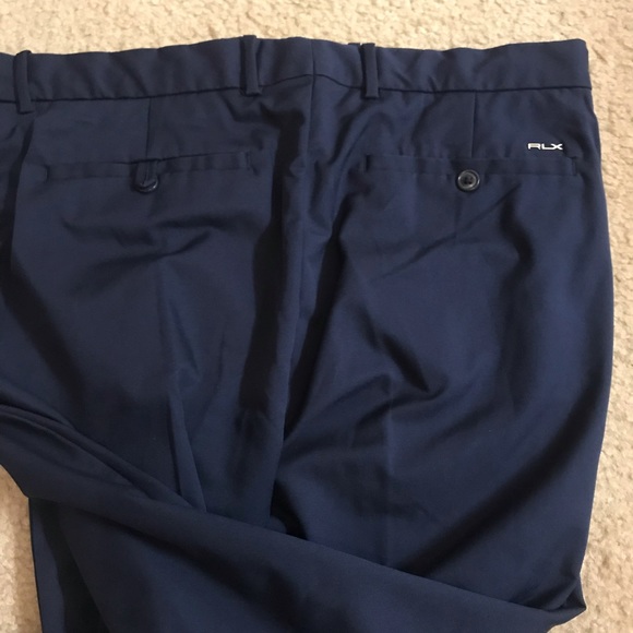 Men’s navy RLX golf pants size 34/32 - Picture 2 of 3